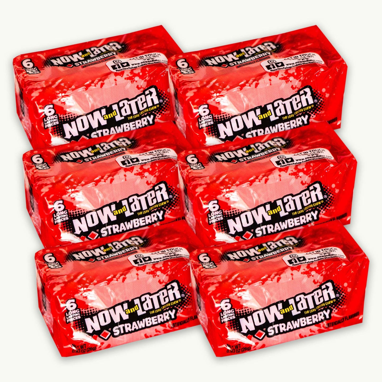 Now and Later Strawberry Candy 0.93oz