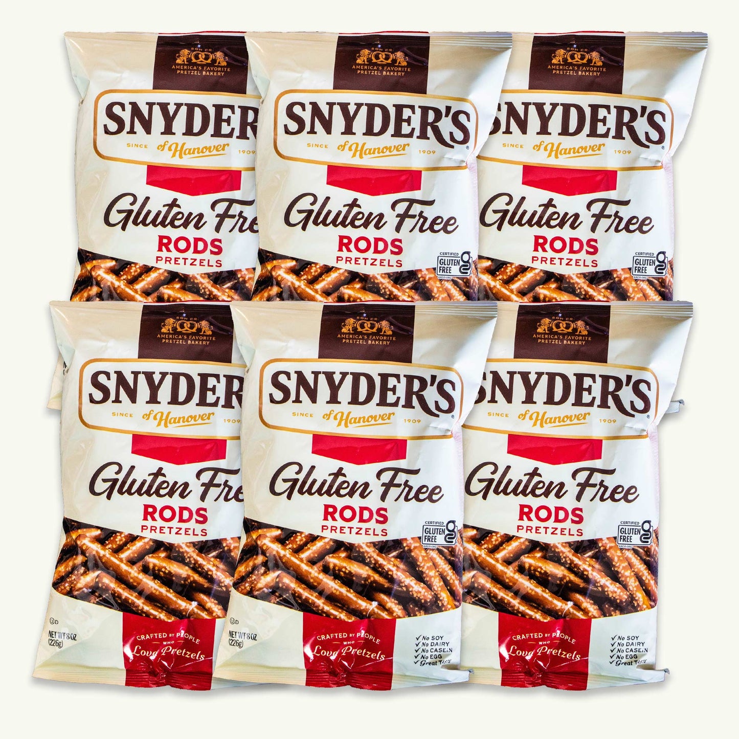 Snyder's Gluten Free Pretzel Rods 8oz