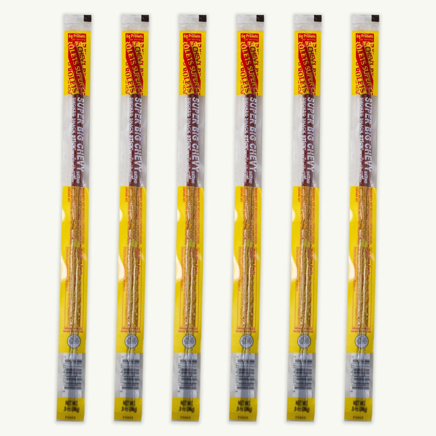 Rolets Super Big Chewy Premium Smoked Snack Sticks 0.9oz
