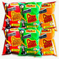 Elmer's Chee Wees Variety Pack - Hot N Spicy Cheese Curls 3oz (2pk), BBQ 3oz (2pk), Green Onion 3oz (2pk) - 6 Bags