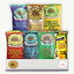 Dirty Potato Chips Variety Pack 4.75oz - Sour Cream Onion, Jalapeno Heat, Salt Vinegar, Sea Salted, Mesquite BBQ, Cracked Pepper Sea Salt, Cheewees Jalapeno Cheddar Cheese Curls - 7 Items