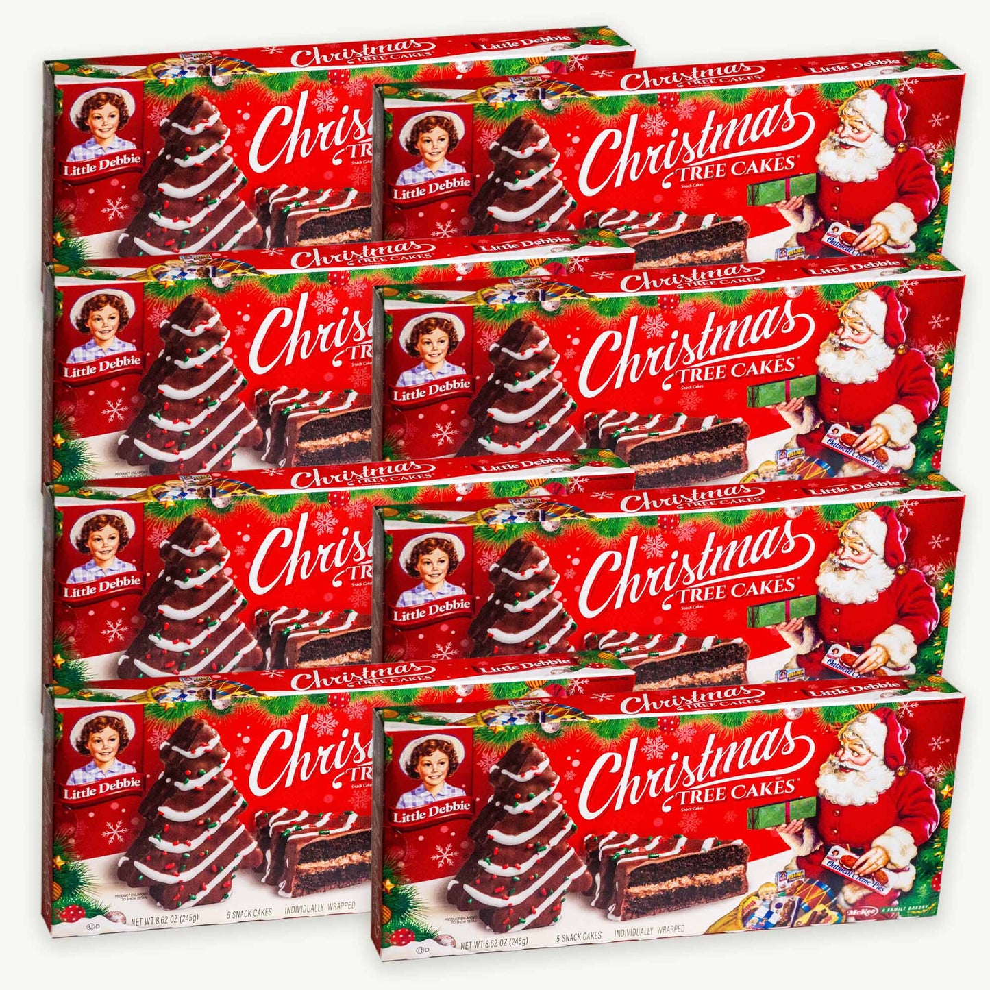 Little Debbie Chocolate Christmas Tree Cakes  5ct 8.62oz