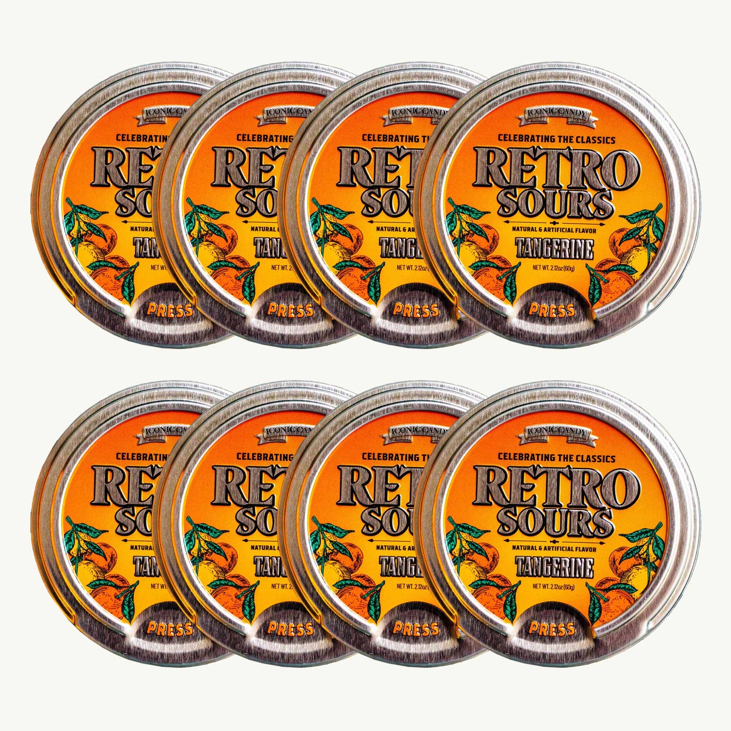 Retro Sours Tangerine Candy 2.12oz