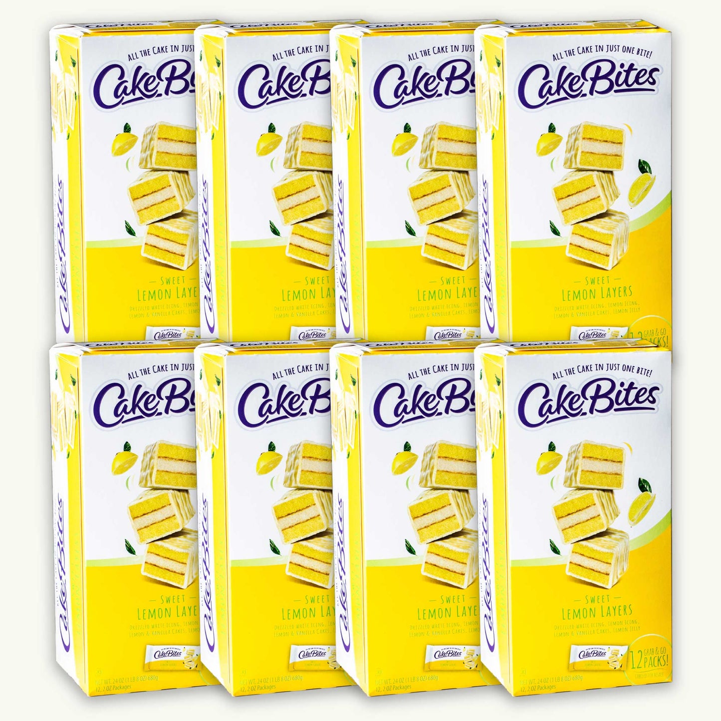 Cakebites Sweet Lemon Layers Cake Bites 2oz