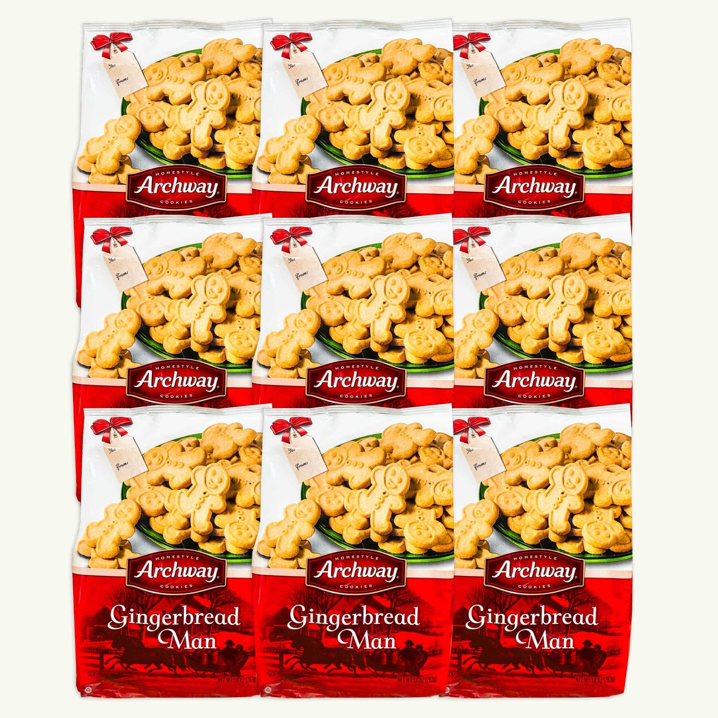 Archway Christmas Gingerbread Man Cookies 10oz