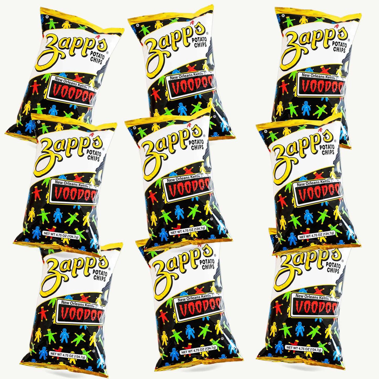 Zapp's Voodoo New Orleans Kettle Potato Chips 4.75oz