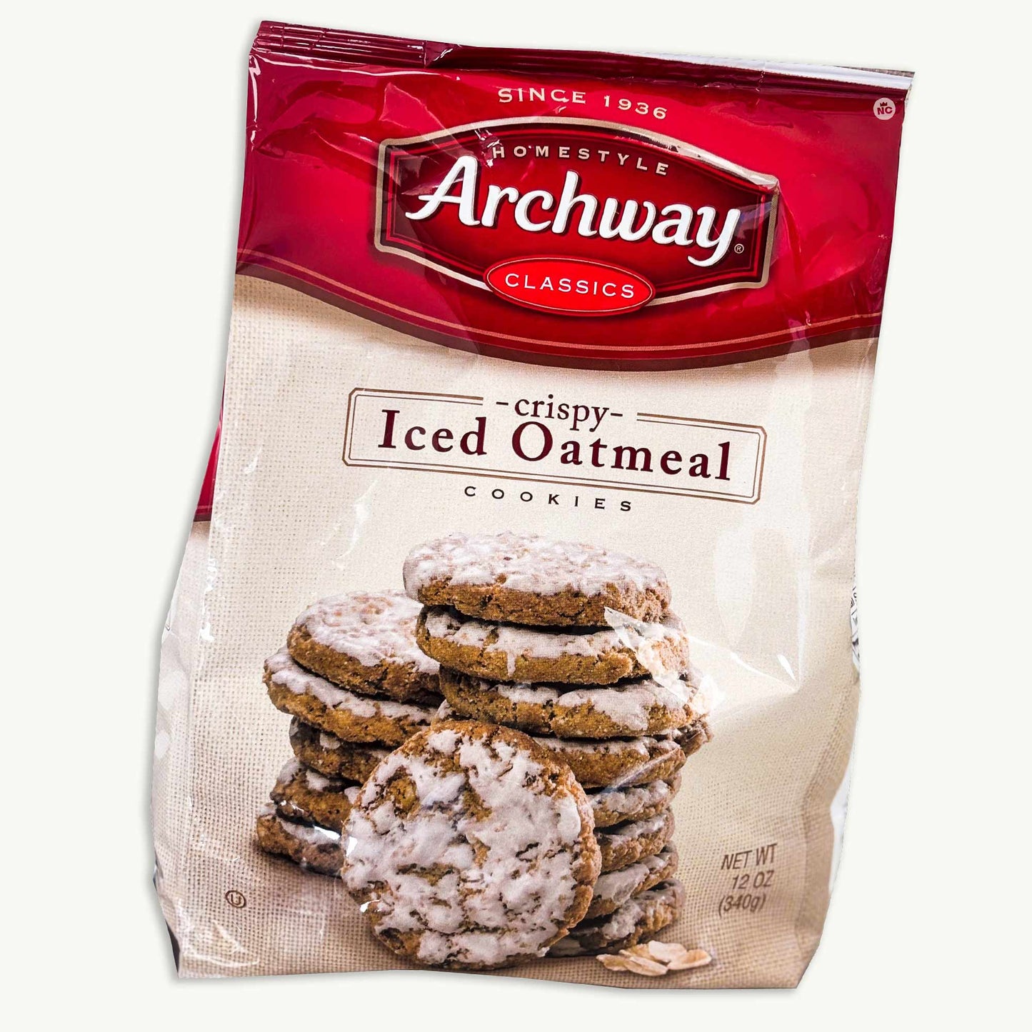 Archway Crispy Iced Oatmeal Cookies 12oz