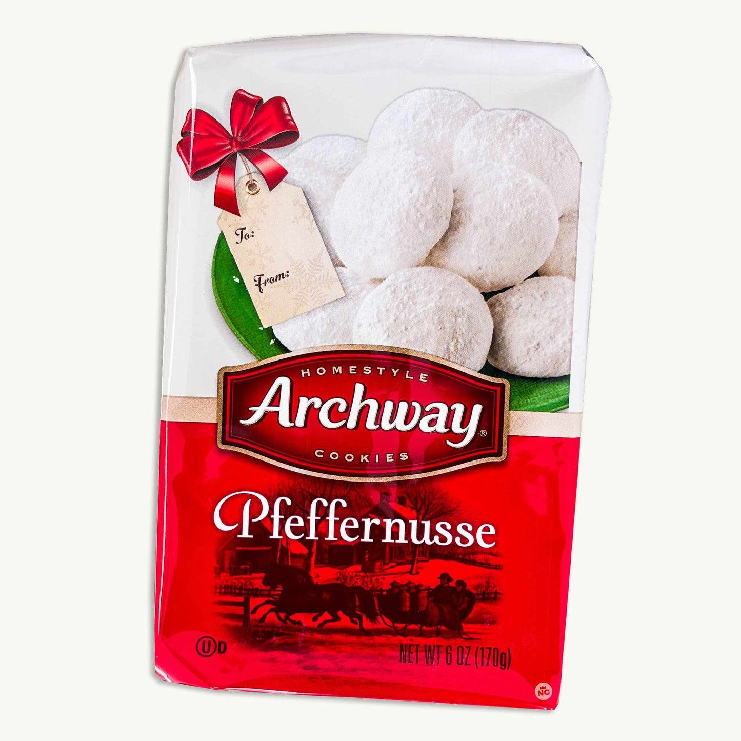 Archway Christmas Holiday Pfeffernusse Cookies 6oz