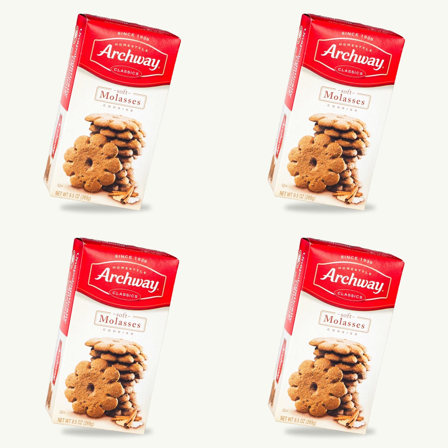 Archway Soft Molasses Cookie 9.5oz — 4-pack