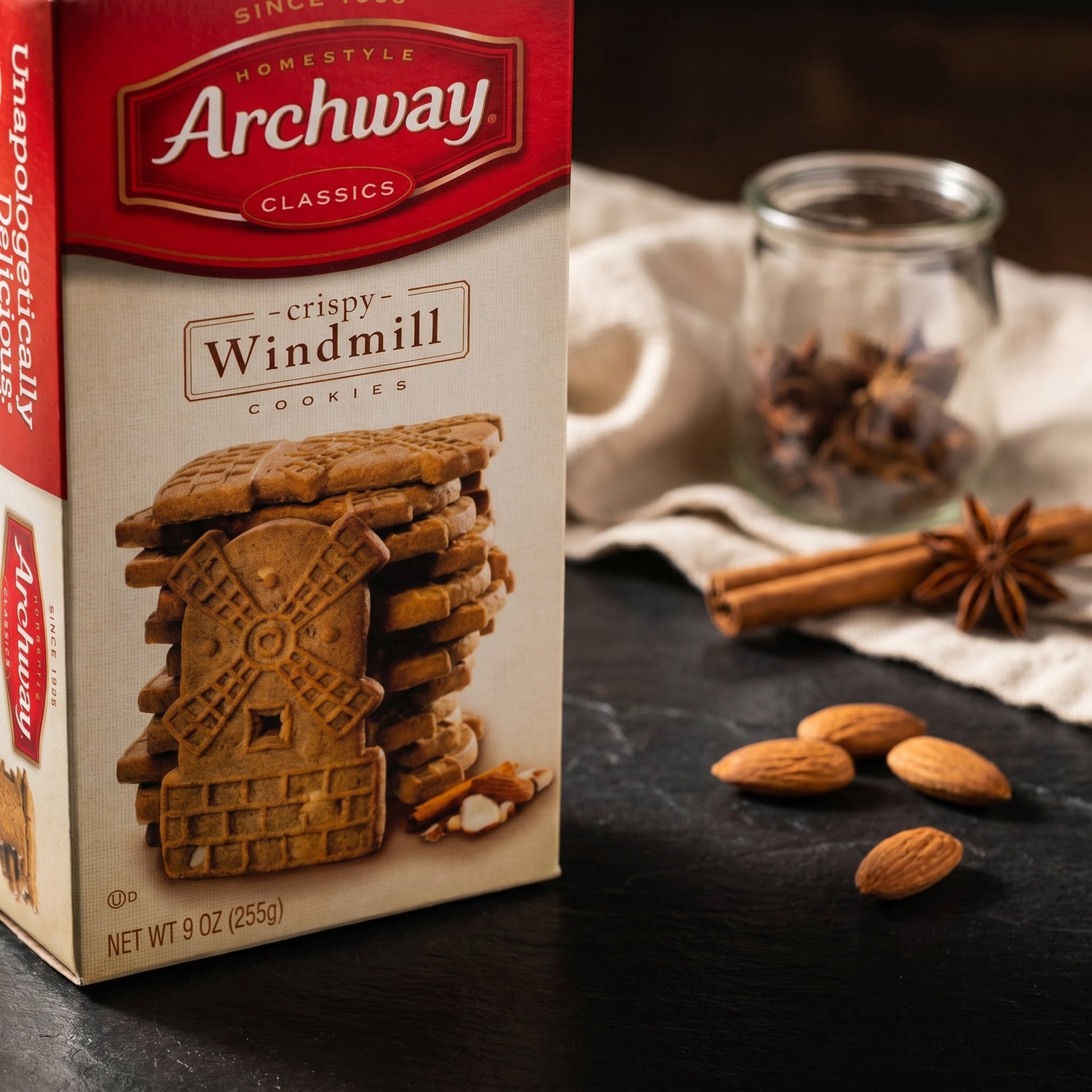 Archway Crispy Windmill Cookies 9oz — fine scene