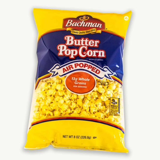 Bachman Air Popped Butter Popcorn 8oz