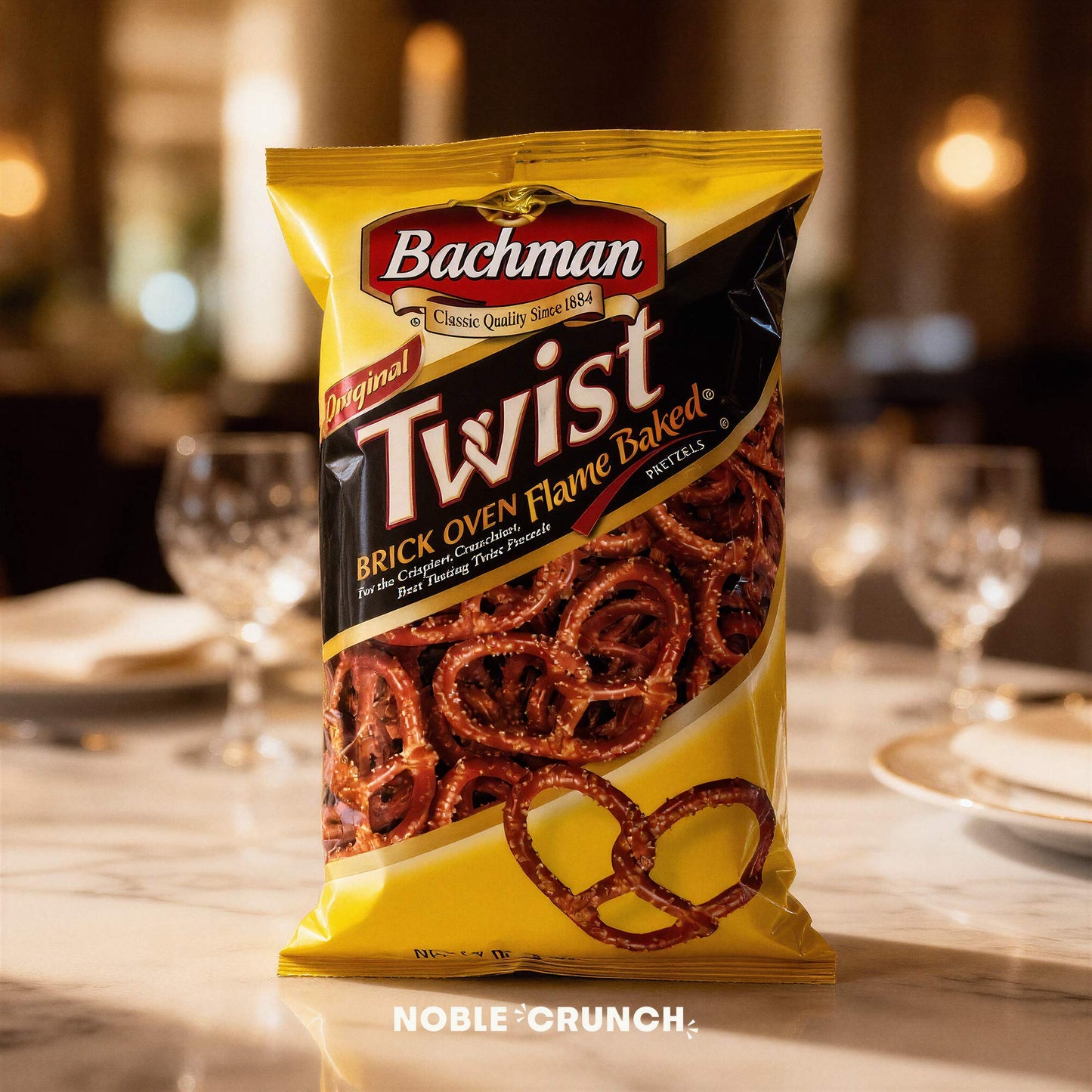 Bachman Original Twist Brick Oven Flame Baked Pretzels 10oz