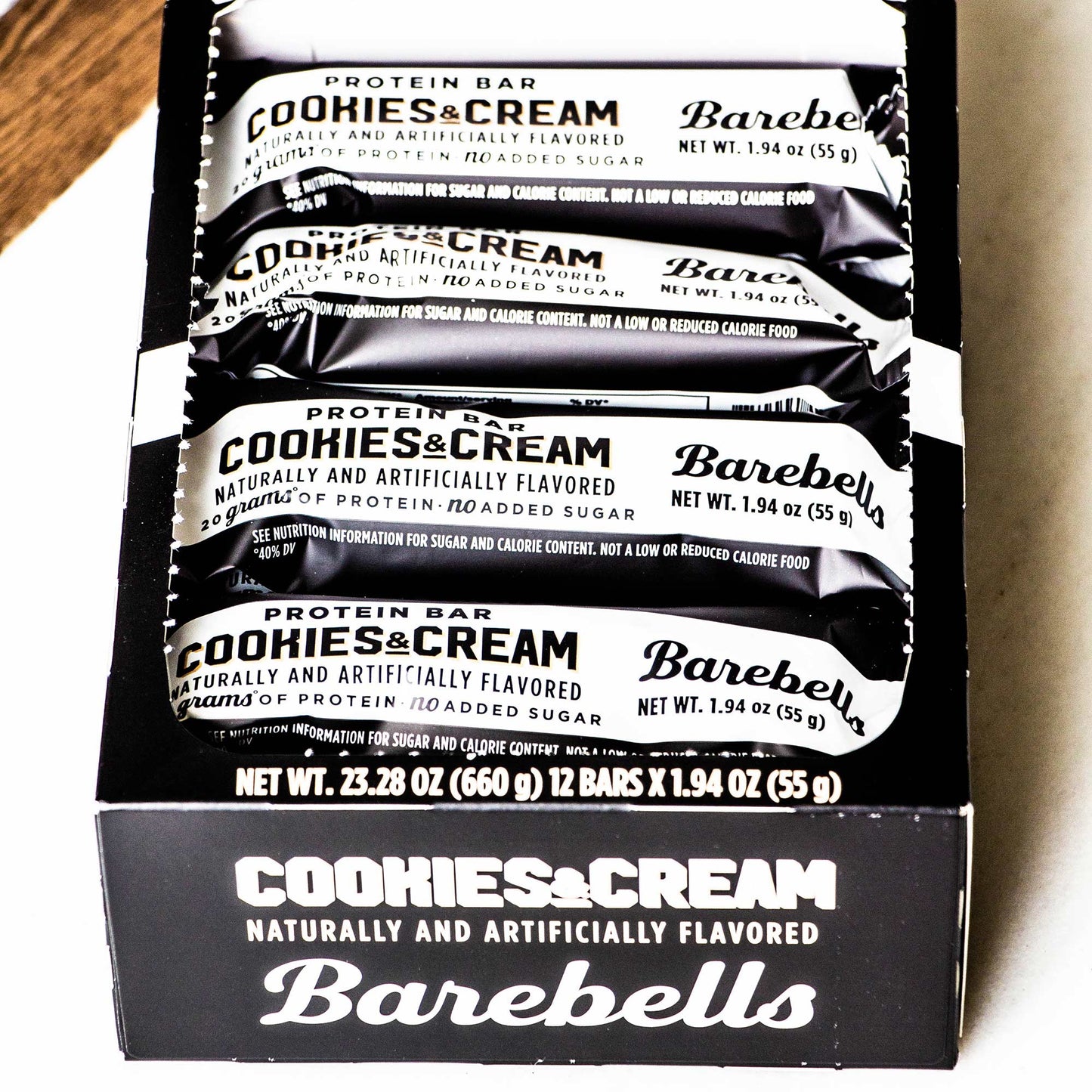 Barbells Cookies and Cream Protein Bar 55g