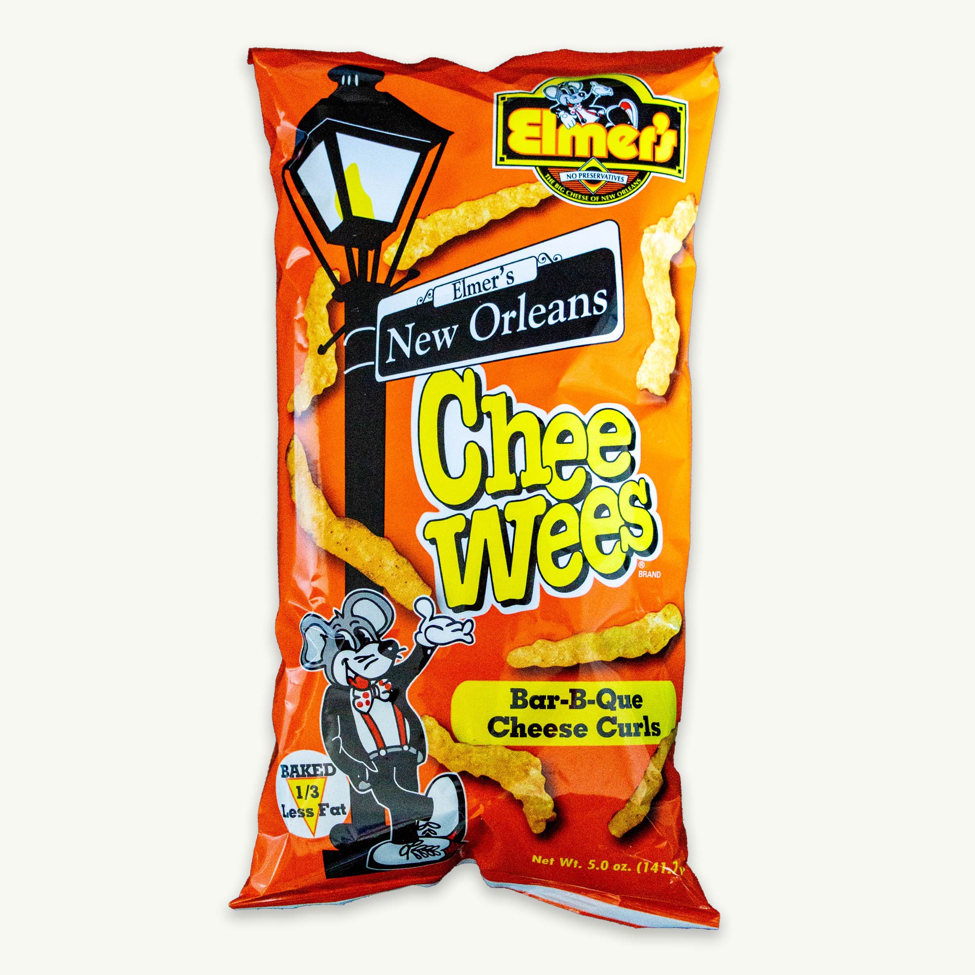 Elmer's Chee Wees BBQ Cheese Curls 5oz – Noble Crunch