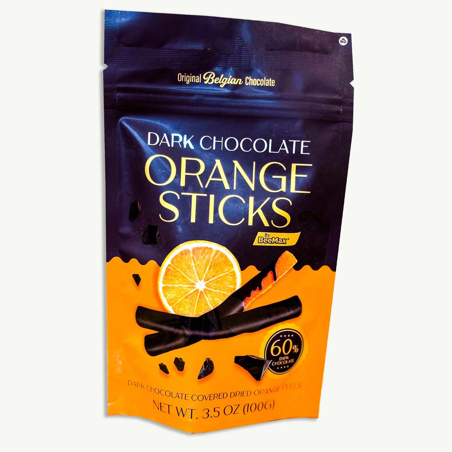 BeeMax Dark Chocolate Orange Sticks 3.5oz