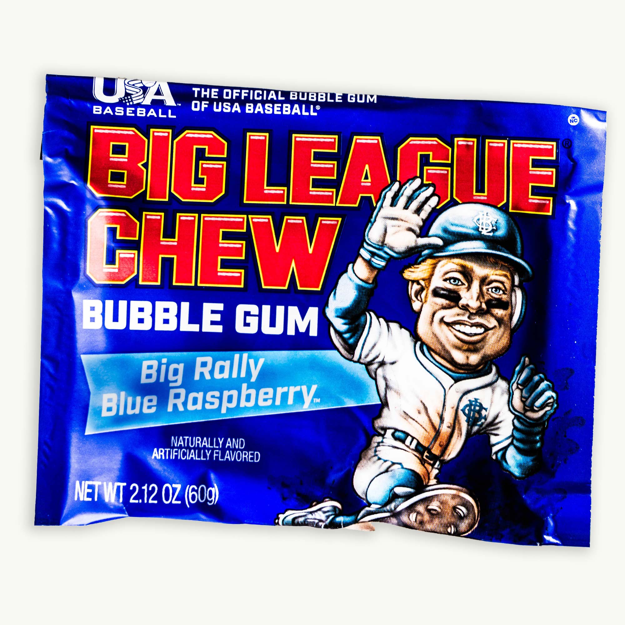 Big League Chew Big Rally Blue Raspberry Bubble Gum 2.12oz – Noble Crunch