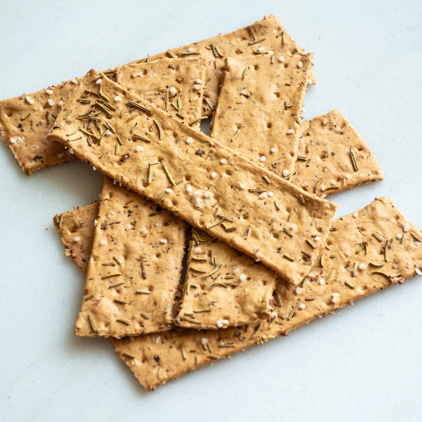 Brewer's Flatbread Crackers Variety Pack 5oz - Rosemary, Sea Salt, Everything, Pretzel - 4 Items