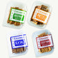 Brewer's Flatbread Crackers Variety Pack 5oz - Rosemary, Sea Salt, Everything, Pretzel - 4 Items