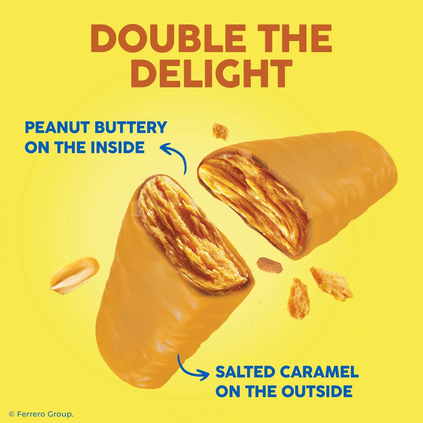 Butterfinger Salted Caramel Peanut Butter Candy Bar - 2 Piece Share Pack 3.7oz