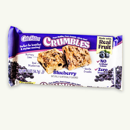 Cakebites Crumbles Blueberry 2oz