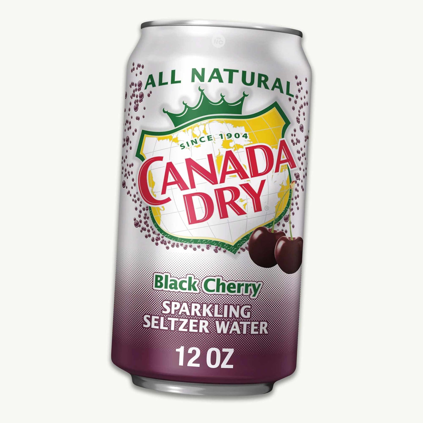 Canada Dry Black Cherry Sparkling Seltzer Water 12oz