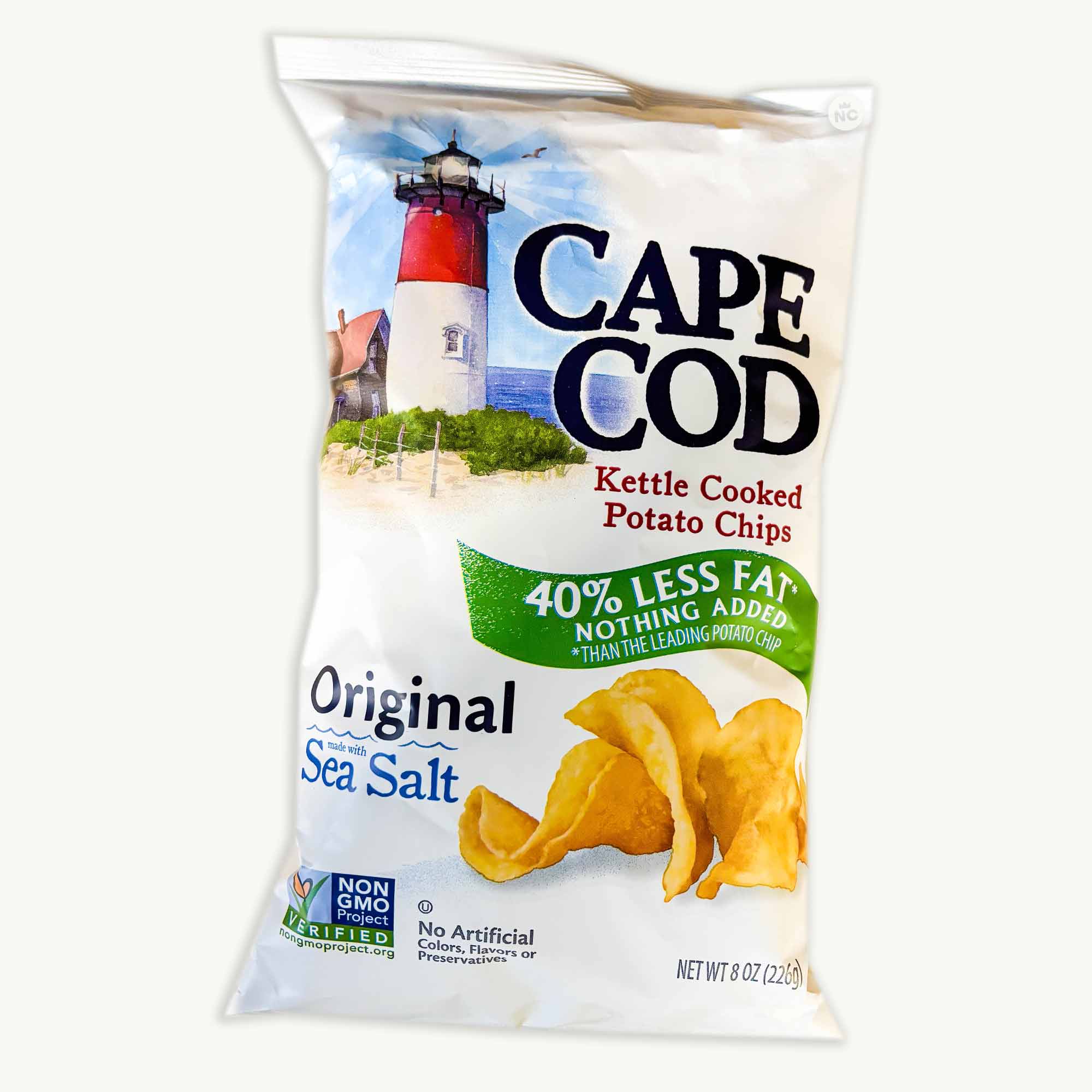 Cape Cod Salt Cape Cod Original Sea Salt Less Fat Potato Chips 8oz – Noble Crunch
