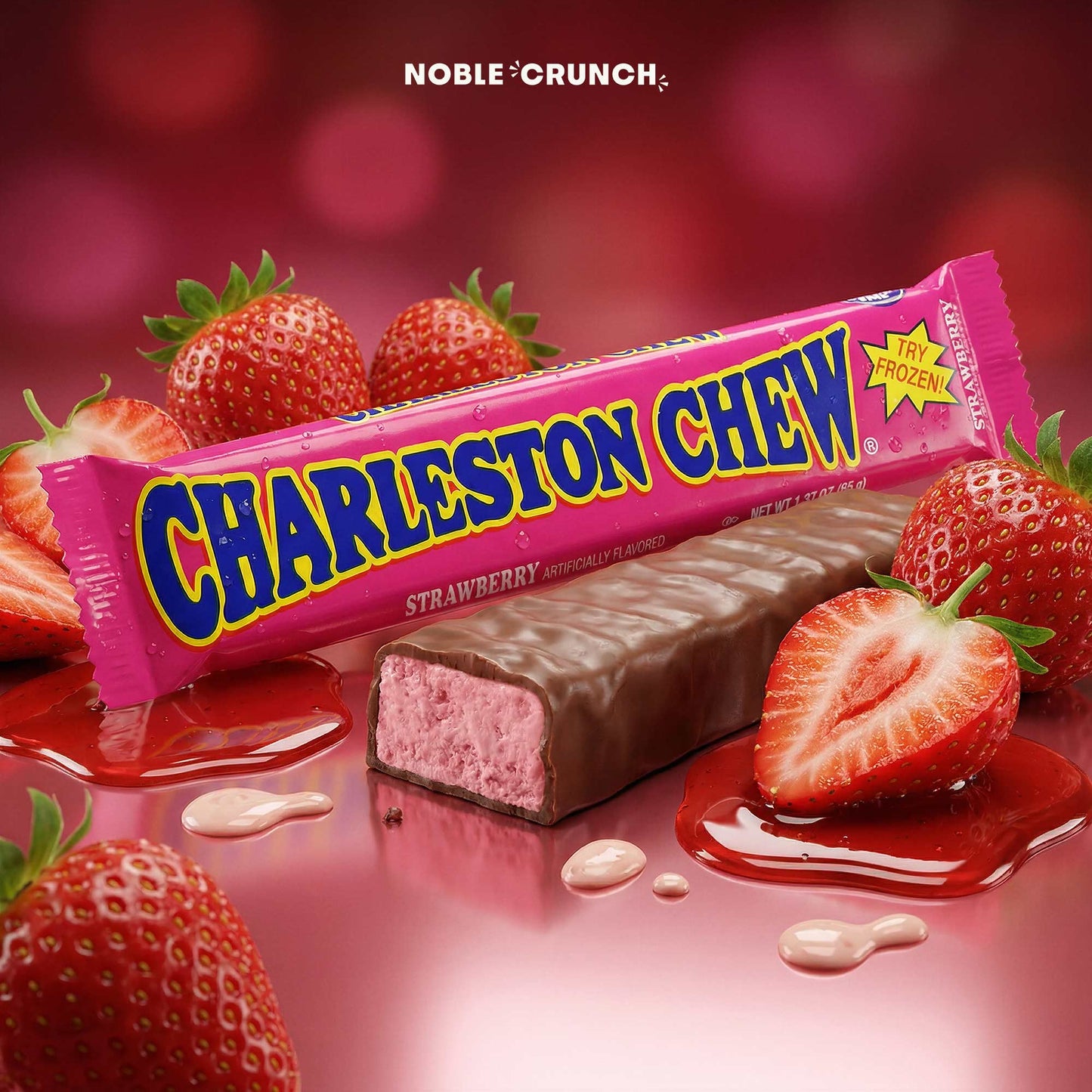Charleston Chew Strawberry Candy Bar 1.87oz