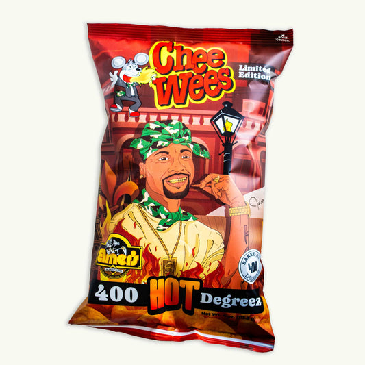 Elmer's Hot 400 Degreez Cheewees Cheese Curls 4oz