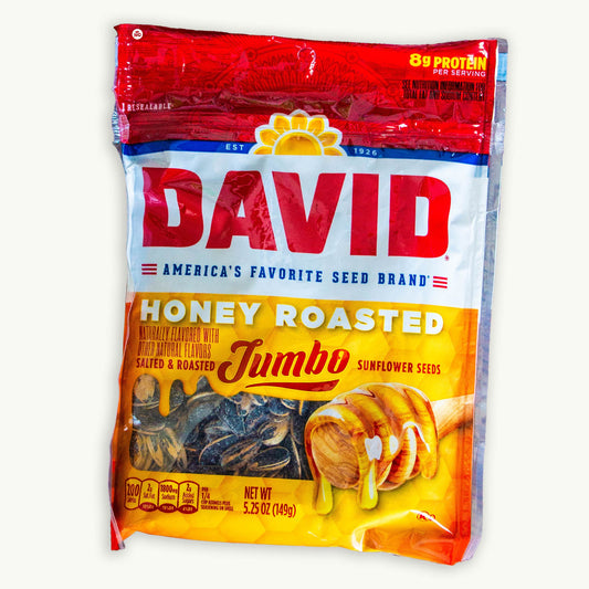 David Jumbo Honey Roasted Sunflower Seeds 5.25oz