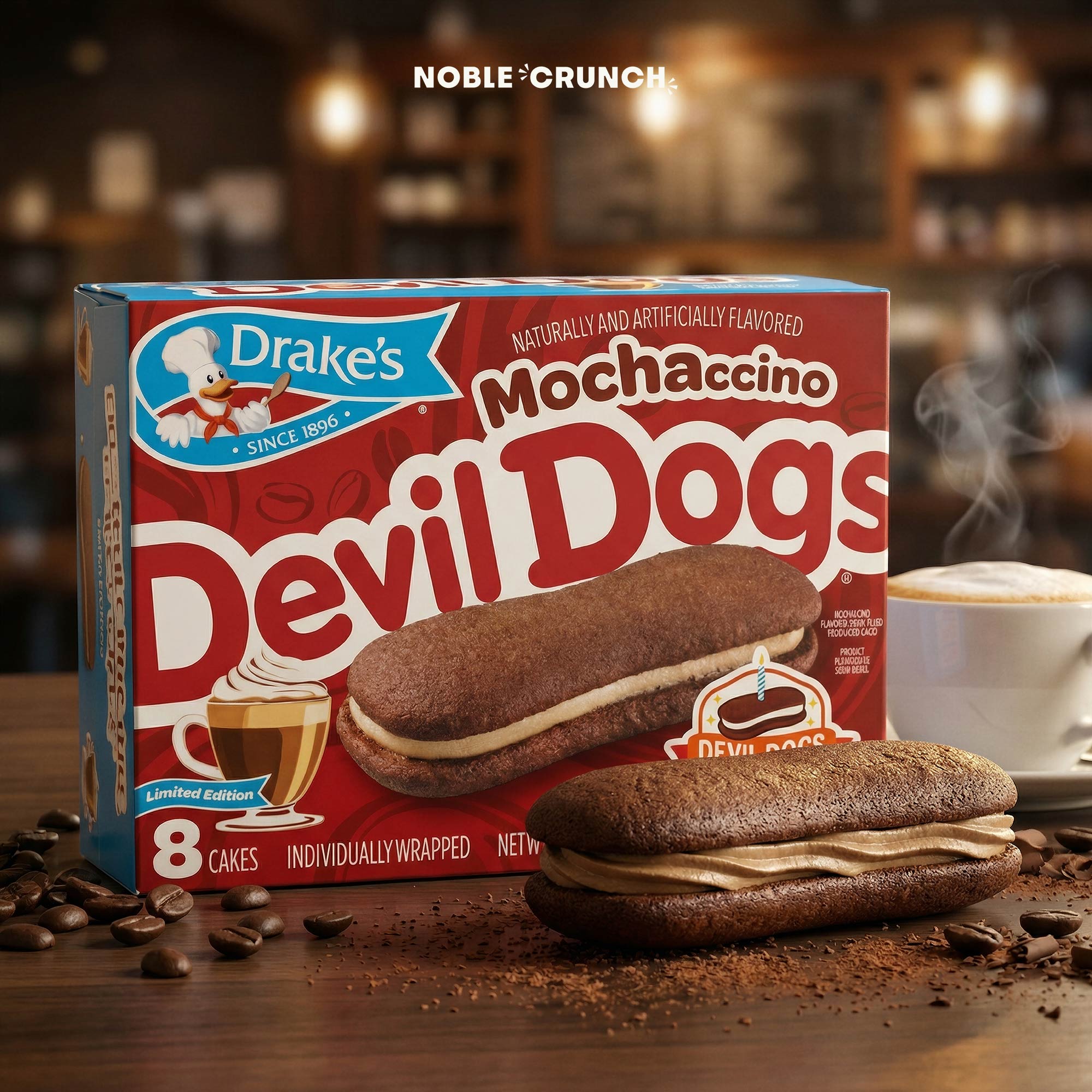 Drake's Devil Dogs Mochaccino 8ct 13.63oz – Noble Crunch