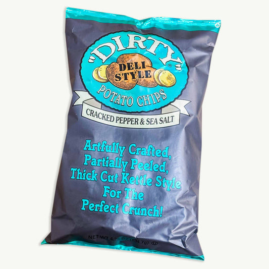 Dirty Cracked Pepper Sea Salt  Kettle Potato Chips 4.75oz