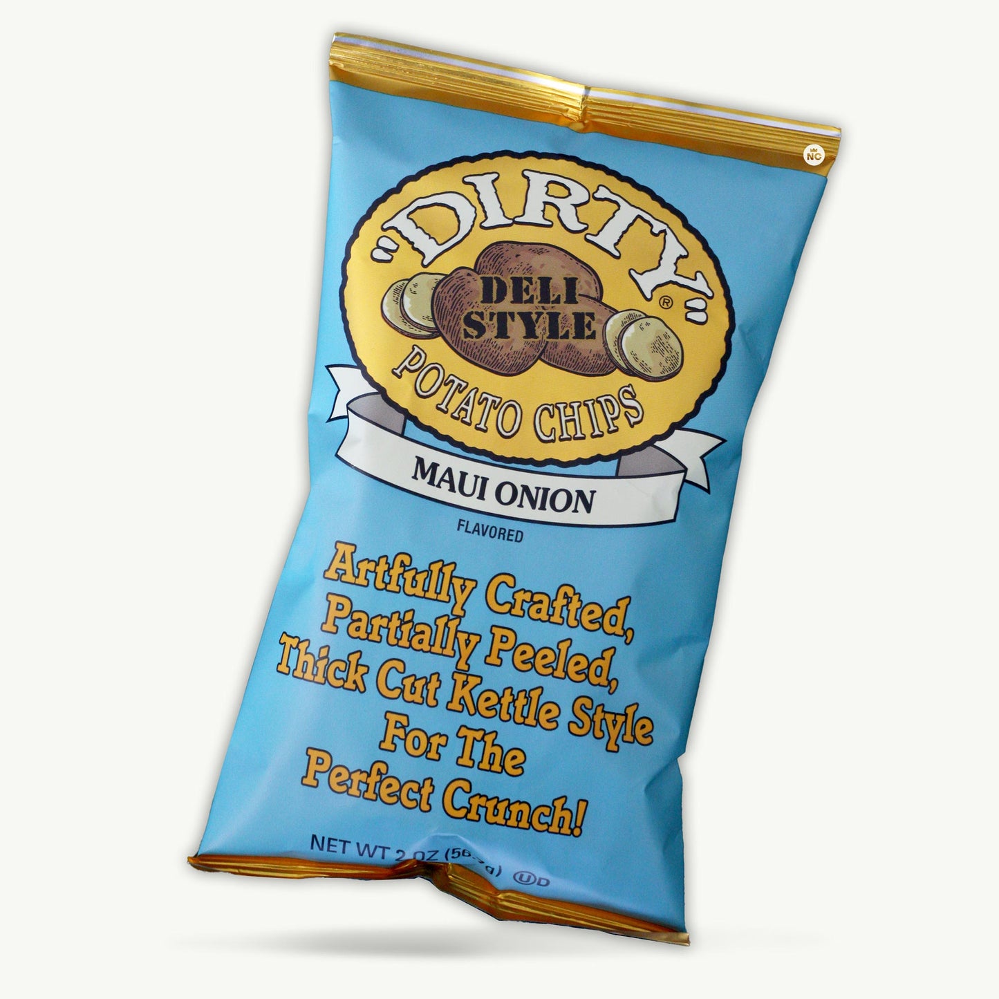 Dirty Chips 2oz Variety Pack - Sriracha Honey, Salt Vinegar, Sea Salted, BBQ, Maui Onion, Kettle Popcorn - 6 Items