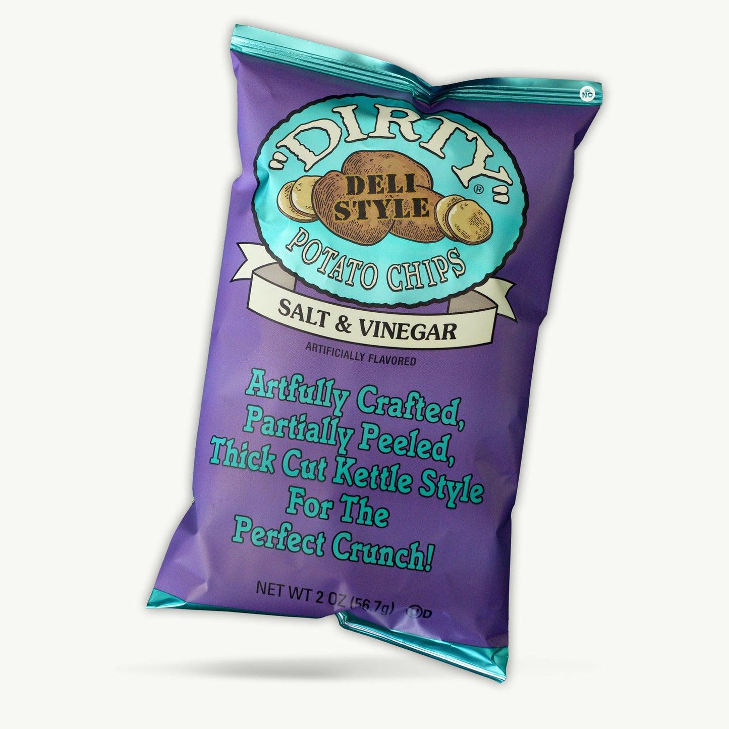 Dirty Chips 2oz Variety Pack - Sriracha Honey, Salt Vinegar, Sea Salted, BBQ, Maui Onion, Kettle Popcorn - 6 Items