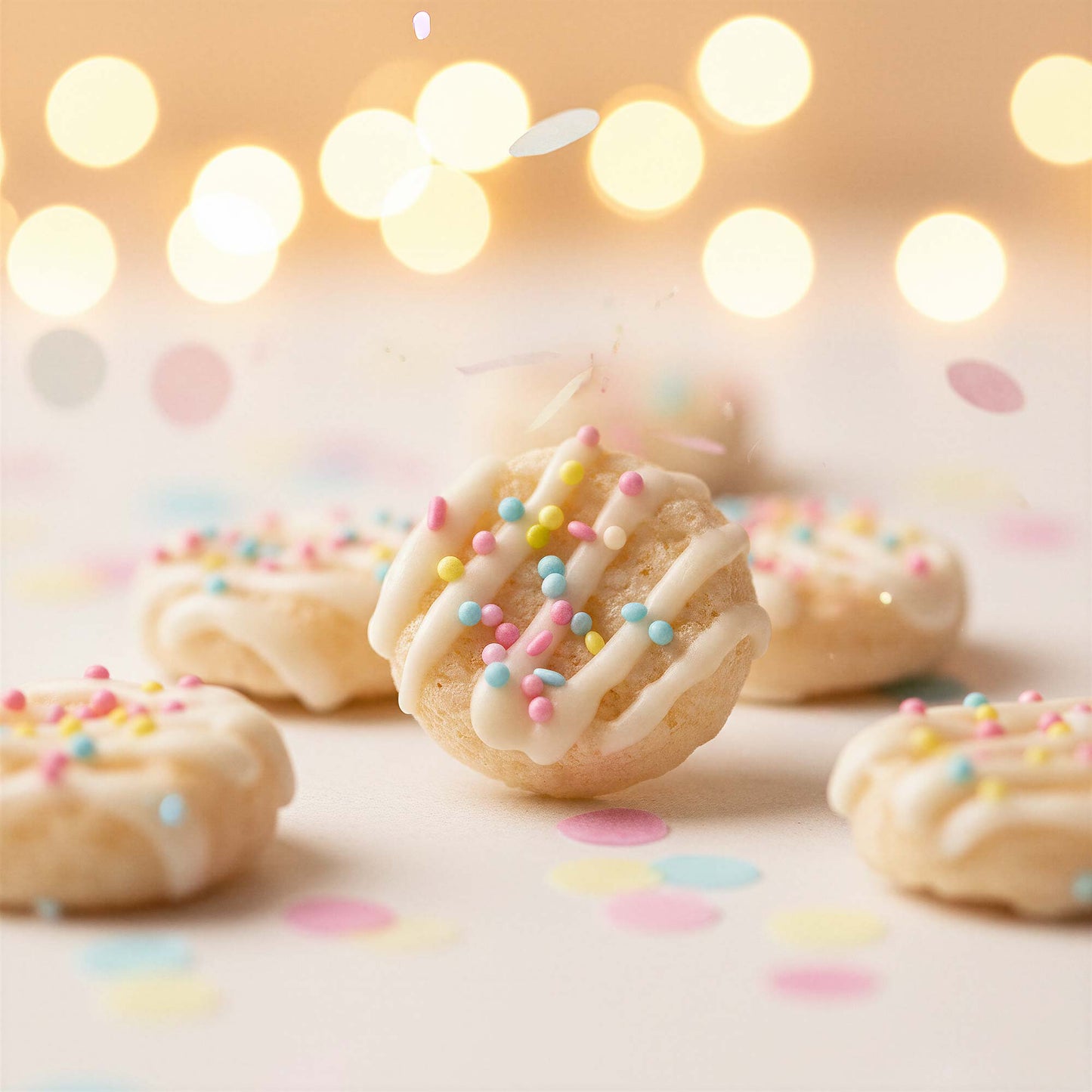 Drizzilicious Birthday Cake Bites Mini Rice Cakes 4oz