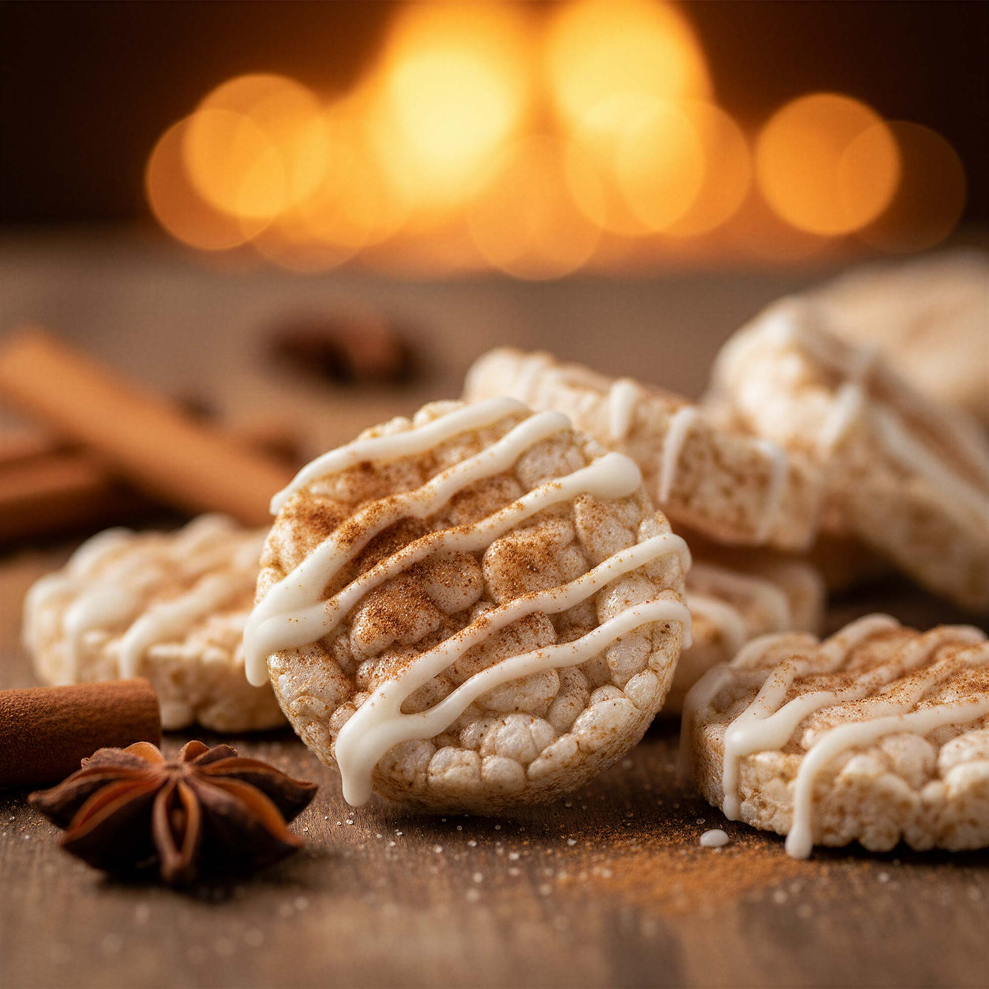 Rice cake & Harry③ Organic Honey Nut Rice Cakes - Products | Lundberg Family Farms