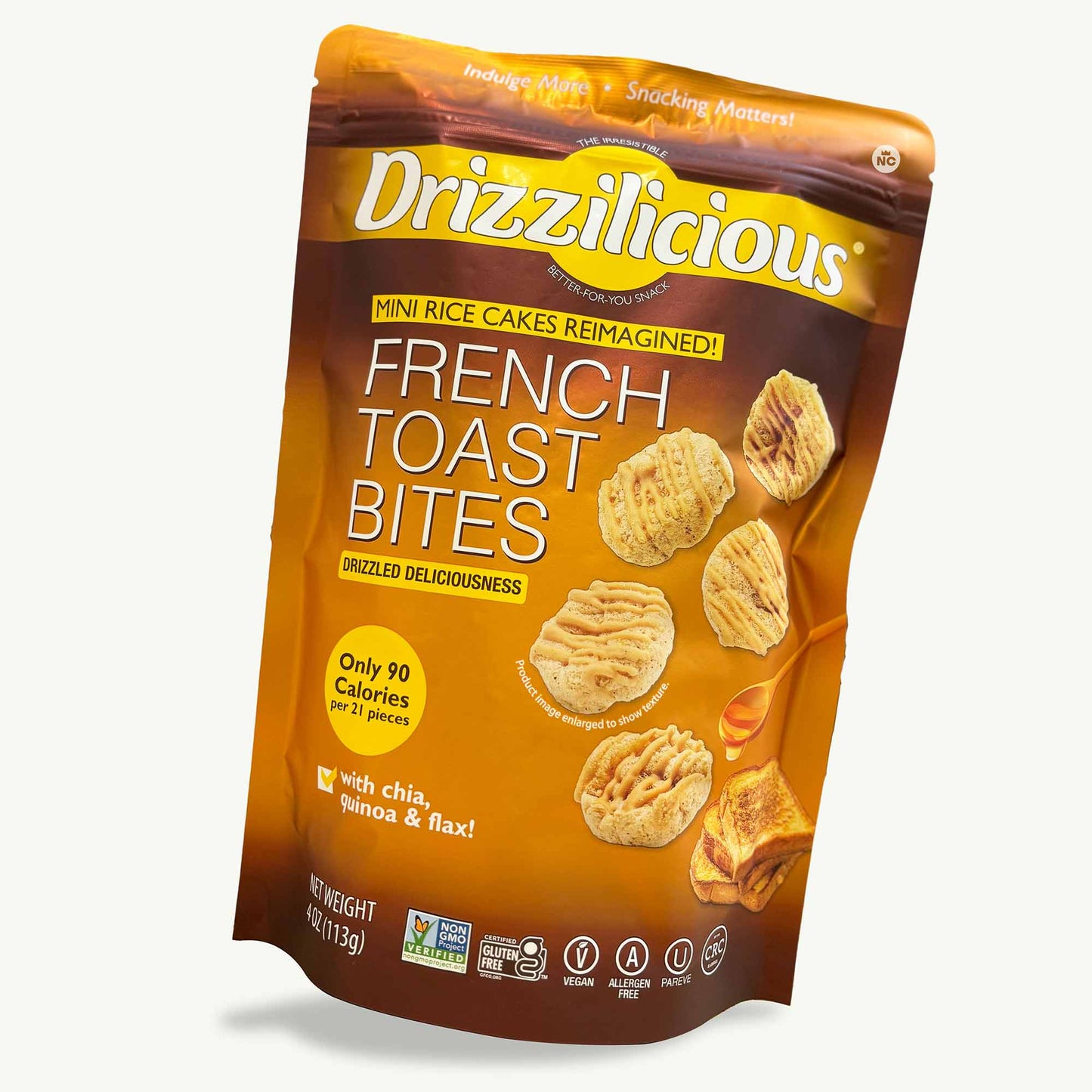 Drizzilicious French Toast Bites Mini Rice Cakes 4oz