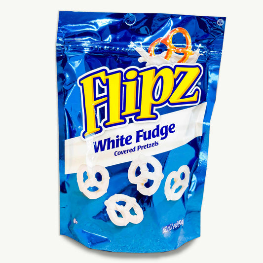 Flipz White Fudge Pretzels 5oz