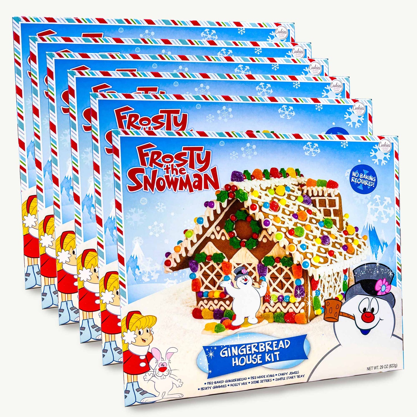 Frosty the Snowman Christmas Gingerbread House Kit 29oz