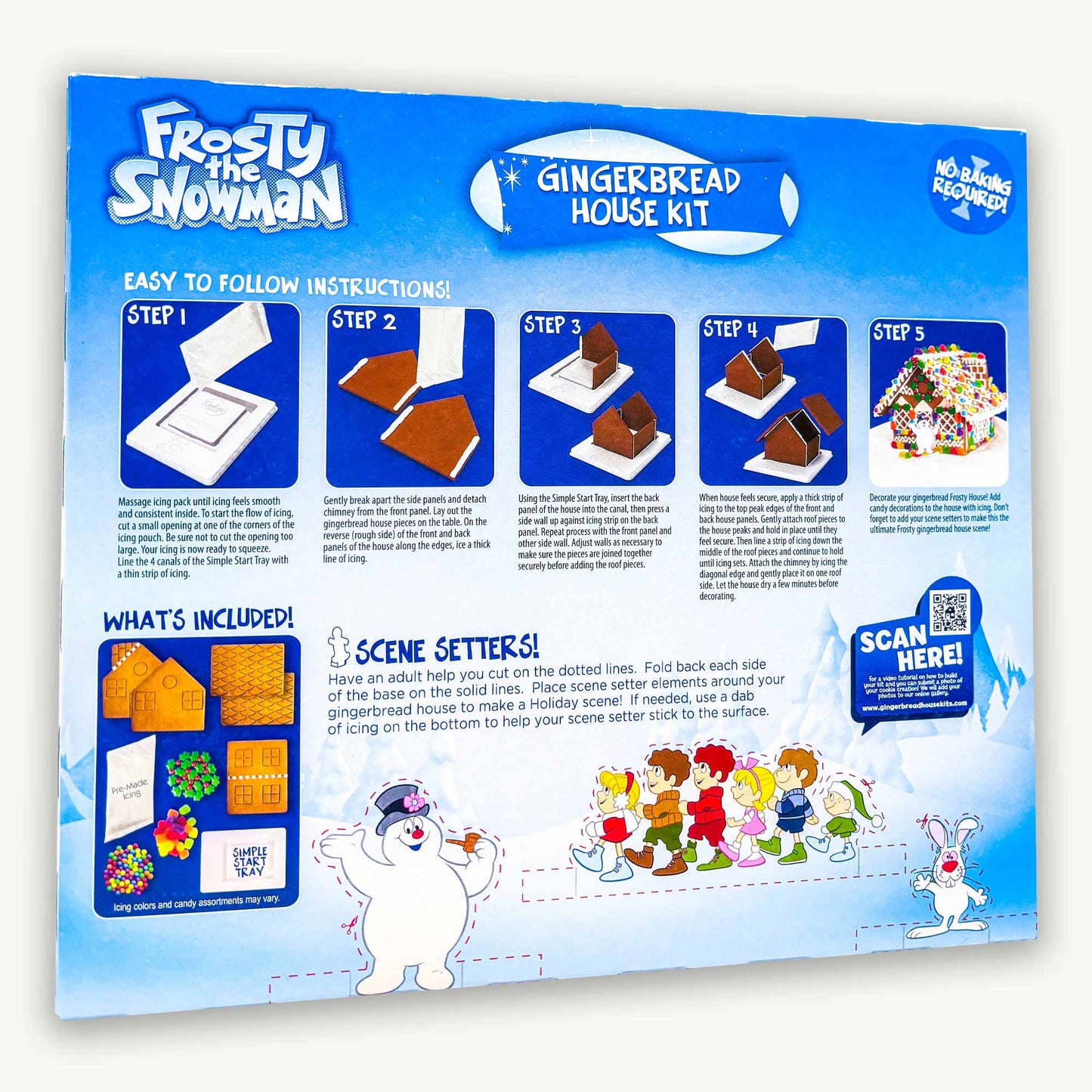 Frosty the Snowman Christmas Gingerbread House Kit 29oz