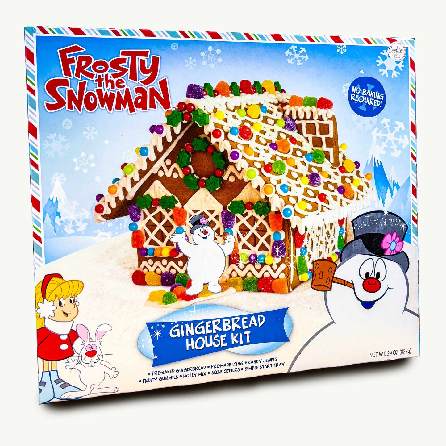 Frosty the Snowman Christmas Gingerbread House Kit 29oz