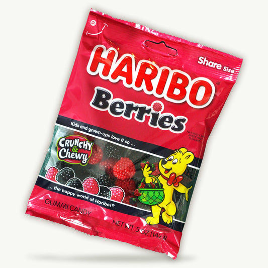 Haribo Berries Gummy Candy 5oz