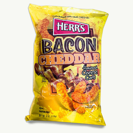 Herr's Bacon Cheddar Cheese Curls 6oz