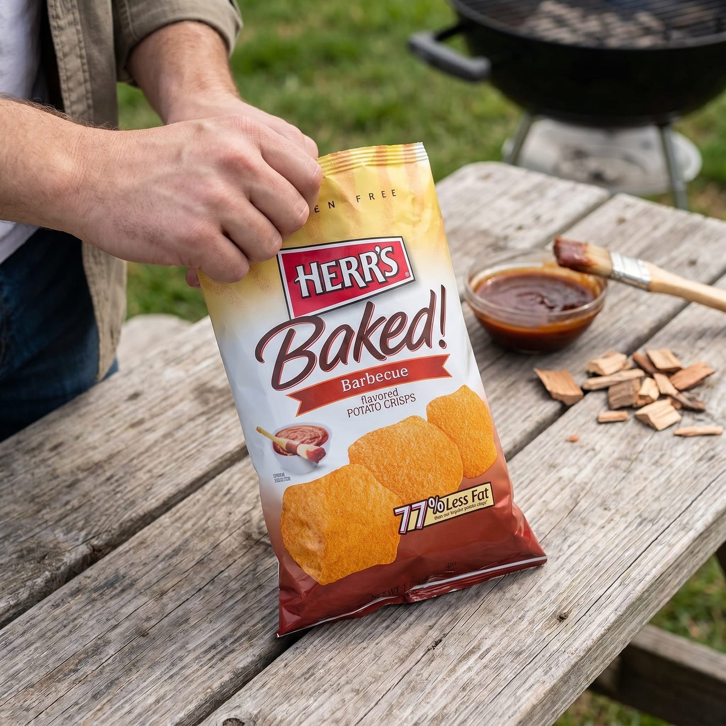 Herr's Baked BBQ Potato Crisps 1.875oz — ugc scene