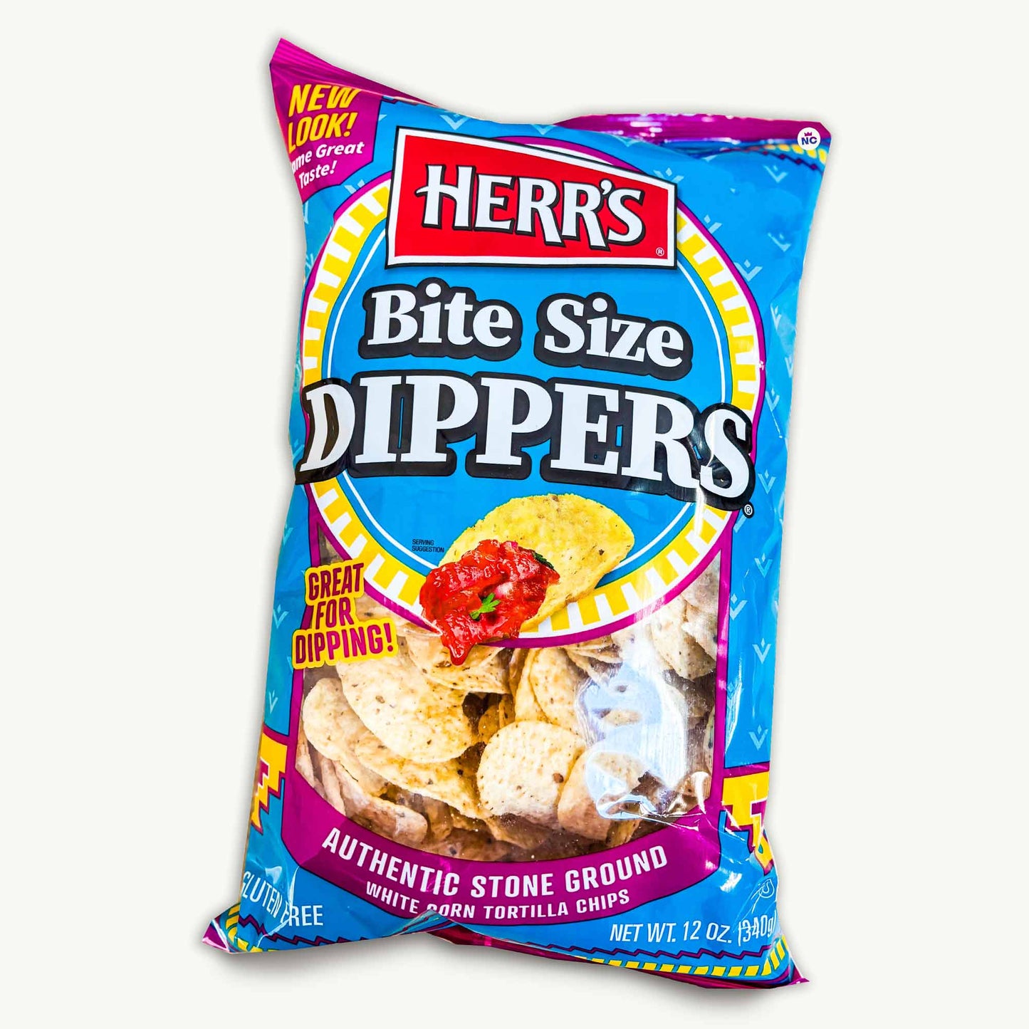 Herr's Bite Size Dipper Tortilla Chips 12oz