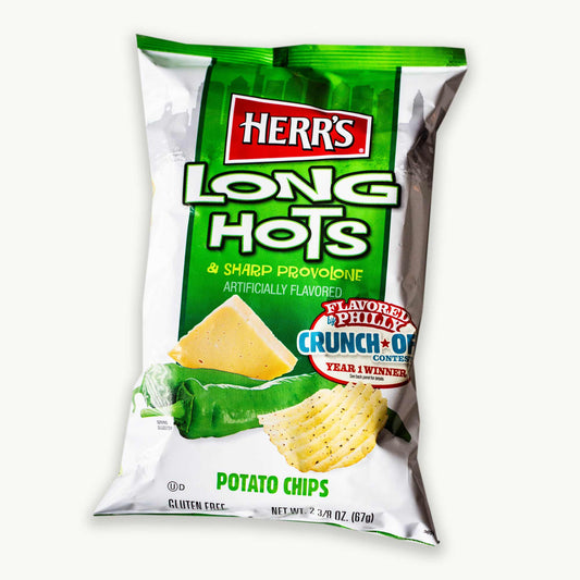 Herr's Long Shots Sharp Provolone Potato Chips 2.37oz