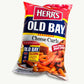 Herr's Old Bay Potato Chips 7.75oz (3 bags)- Cheese Curls 7.5oz (3 bags) - Tiny Bites Marshmallow Smores Mini Waffle Cones 4.24oz (1 bag) - 7 Bags