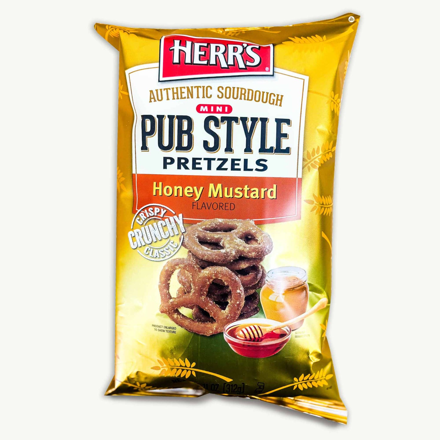 Herr's Pub Style Sourdough Honey Mustard Mini Pretzels 11oz