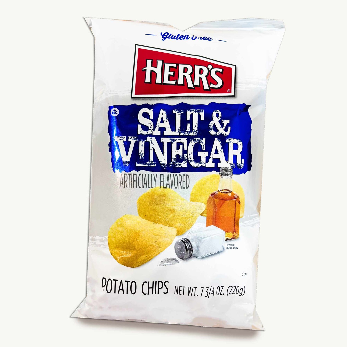 Herr's Salt Vinegar Potato Chips 7.75oz