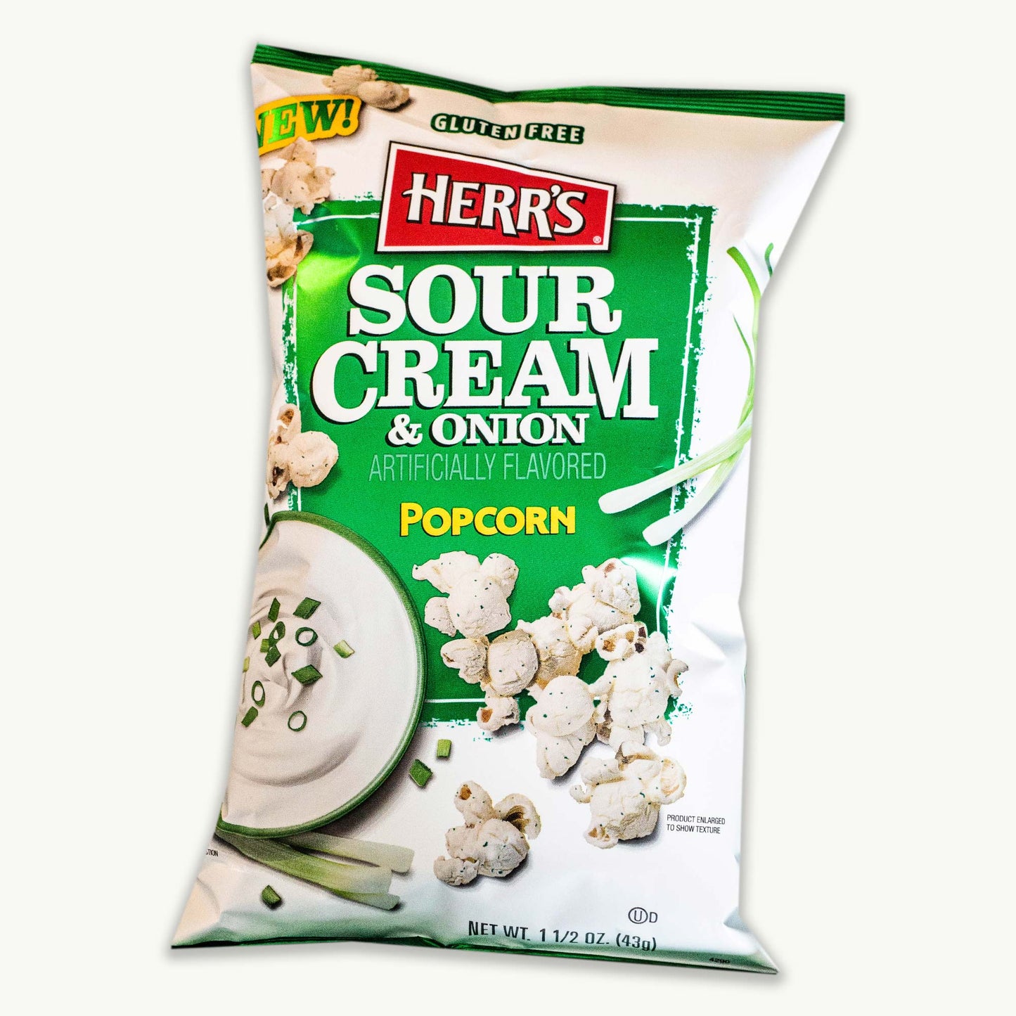 Herr's Sour Cream and Onion Popcorn 1.5oz