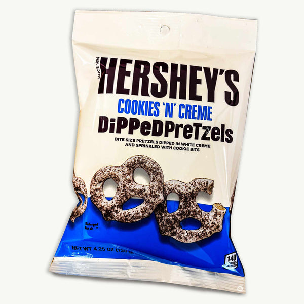 Hershey's Cookies n Creme Dipped Pretzels 4.25oz – Noble Crunch